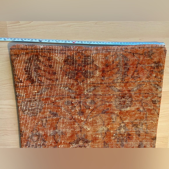 IKEA Bokarv Orange Tapestry Recycled Turkish Wool Rug Pillow Case Carpet Cover - Picture 4 of 7